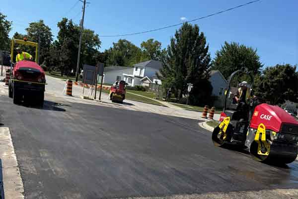 Asphalt paving repairs in Leamington, Kingsville